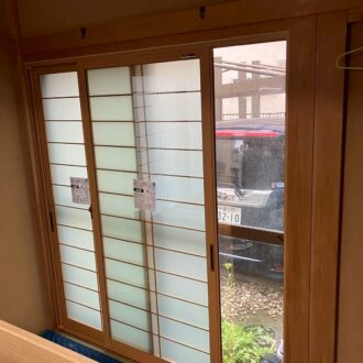 障子の張り替えストレスから解放！1階和室にYKK AP内窓「ウチリモ」格子入りLow-Eガラスを設置【補助金86,000円活用】～千葉県四街道市 K様～